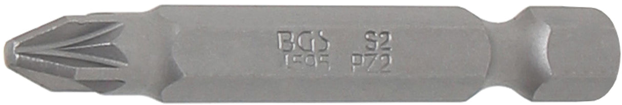 BIT | LENGTH 50 MM | 6.3 MM (1/4") DRIVE | CROSS SLOT PZ2 (4595)