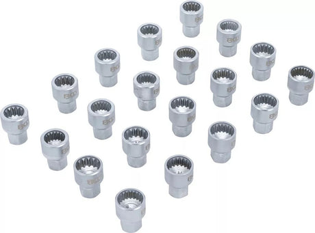 TOOL TRAY 1/6: RIM LOCK TOOL SET FOR PORSCHE AND VW TOUAREG | 20 PCS. (9099)
