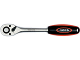 STRAIGHT RATCHET HANDLE 1/4" 90T (YT-03241)
