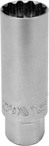SPARK PLUG SOCKET 3/8" 16MM 12PT (YT-38511)