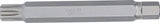 BIT | LENGTH 100 MM | 10 MM (3/8") DRIVE | SPLINE (FOR RIBE) M11 (4777)