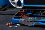 CRIMPING PLIERS SET | WITH 2 PAIRS OF JAWS | WITH CABLE LUG ASSORTMENT | 1000 PCS. (1411)
