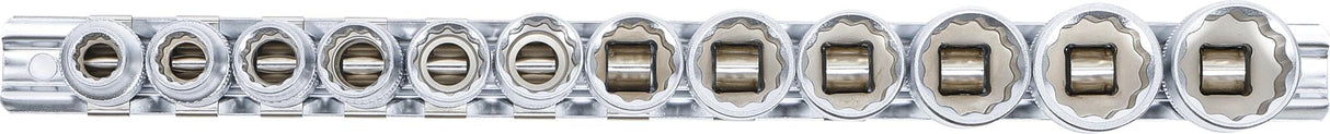 SOCKET SET, 12-POINT | 10 MM (3/8") DRIVE | 8 - 19 MM | 12 PCS. (9105)
