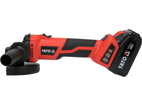 ANGLE GRINDER 18V SPEED ADJ. - 4AH (YT-828294)