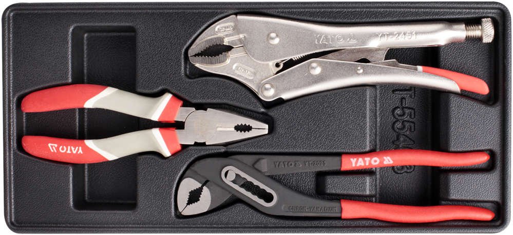 PLIERS, 3PCS SET (YT-55463)