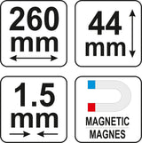 PROFILE GAUGE 260MM (YT-3736)