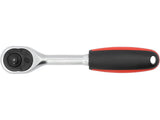 STRAIGHT RATCHET HANDLE 1/4" 90T (YT-03241)
