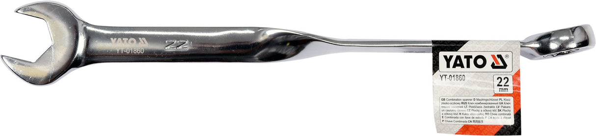 COMBINATION X WRENCH | DEEP OFFSET | 22 MM (YT-01860)