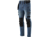 STRETCH JEANS TROUS. DARK BLUE S. L/XL (YT-79053)