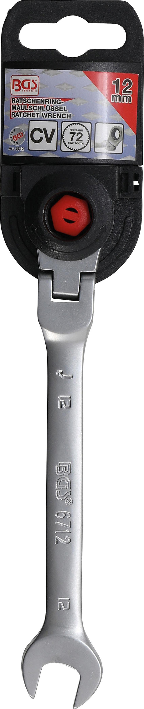 RATCHET COMBINATION WRENCH | ADJUSTABLE | 12 MM (6712)
