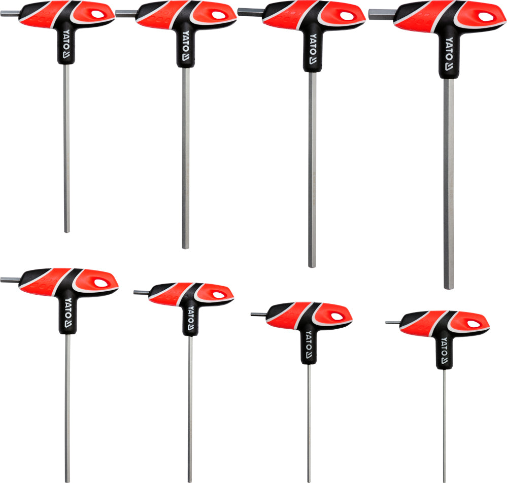 T-HANDLE HEX KEY SET 8PCS (YT-05583)