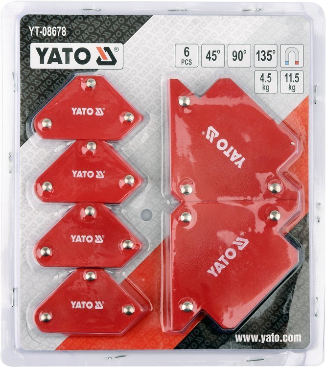 6PC WELDING MAGNET HOLDER SET (YT-08678)