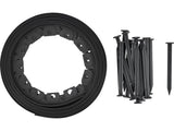 FLEXIBLE LAWN EDGE 40MM 10M W/FIXING PEG (88710)