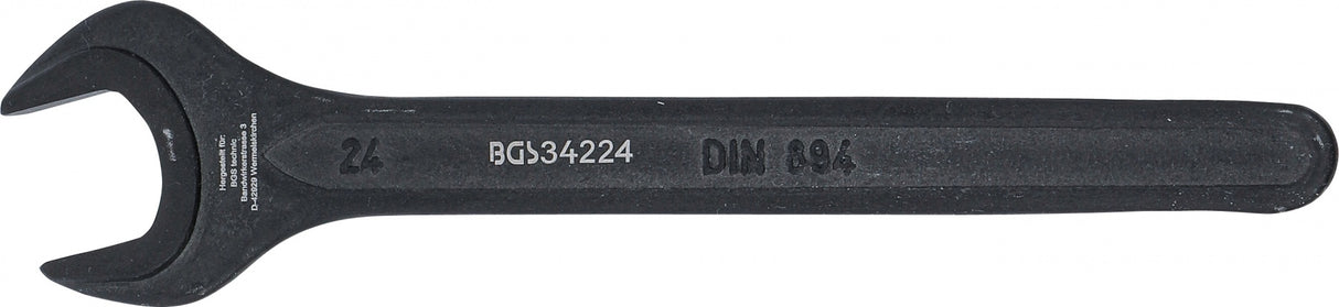 SINGLE OPEN END SPANNER | DIN 894 | 24 MM (34224)