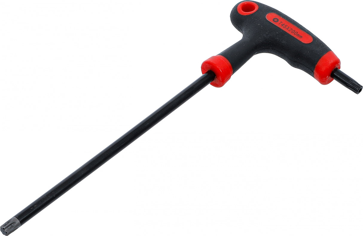 T-HANDLE L-TYPE WRENCH | T-STAR TAMPERPROOF/NON-TAMPERPROOF (FOR TORX) | T45 (7880-T45)