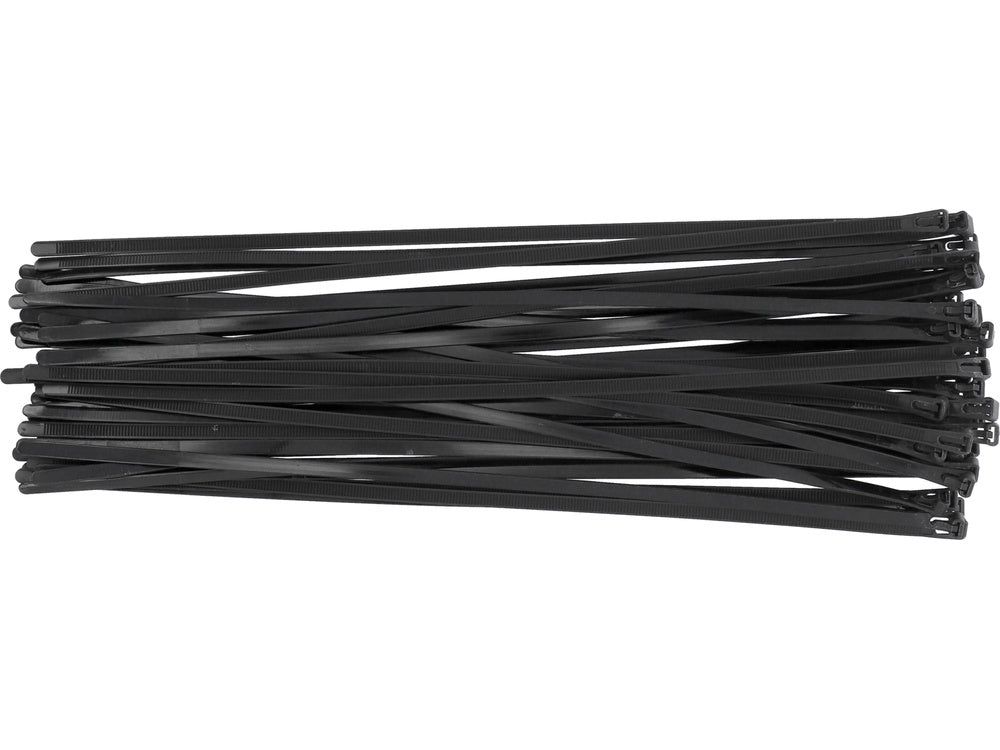 RELEASABLE CAB TIES 7,6X450MM 50PCS BLAC (YT-70678)