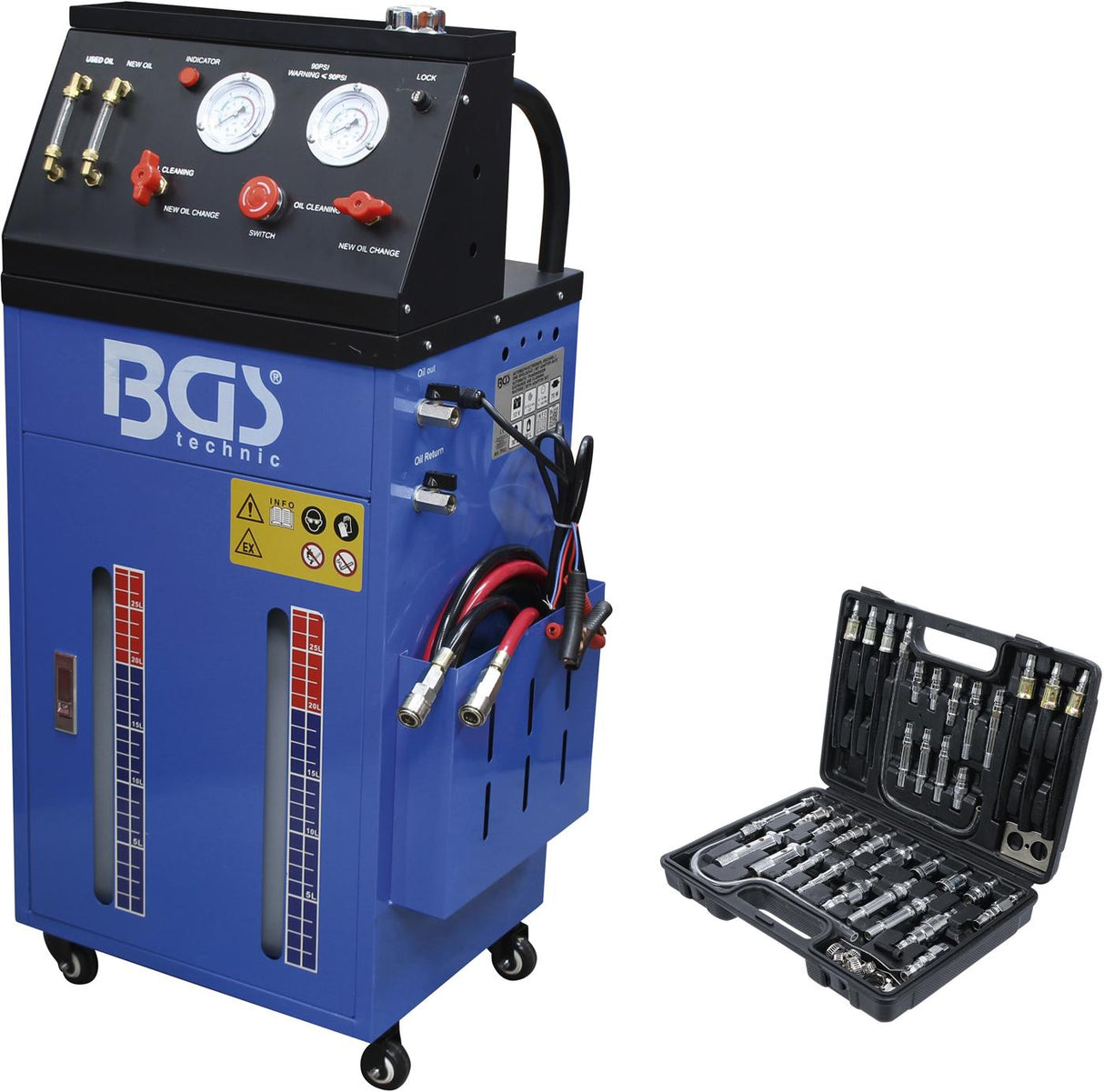 AUTOMATIC TRANSMISSION OIL EXCHANGE AND FLUSHING MACHINE WITH ADAPTOR SET (7082)