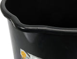 CONSTRUCTION BUCKET BLACK | WITH SPOUT | 20L (06382)