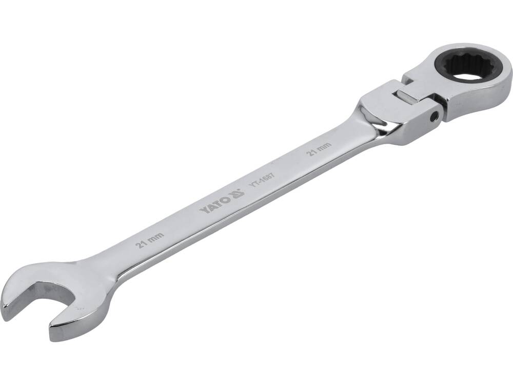 FLEX. RATCHET COMBINATION WRENCH 21MM (YT-1687)