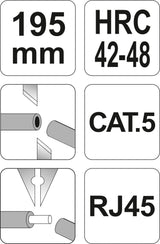 PLIERS FOR NETWORK CONNECTORS | 4P-6P-8P (YT-2242)