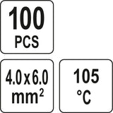 HEAT SHR. SOLD. SL. 4-6MM2 100PCS (YT-81454)