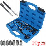 DIESEL INJECTOR SEAT CLEANING SET | 10 PCS. (SK1452)