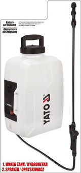 BACKPACK SPRAYER 18V 2IN1 12L - BODY (YT-86211)