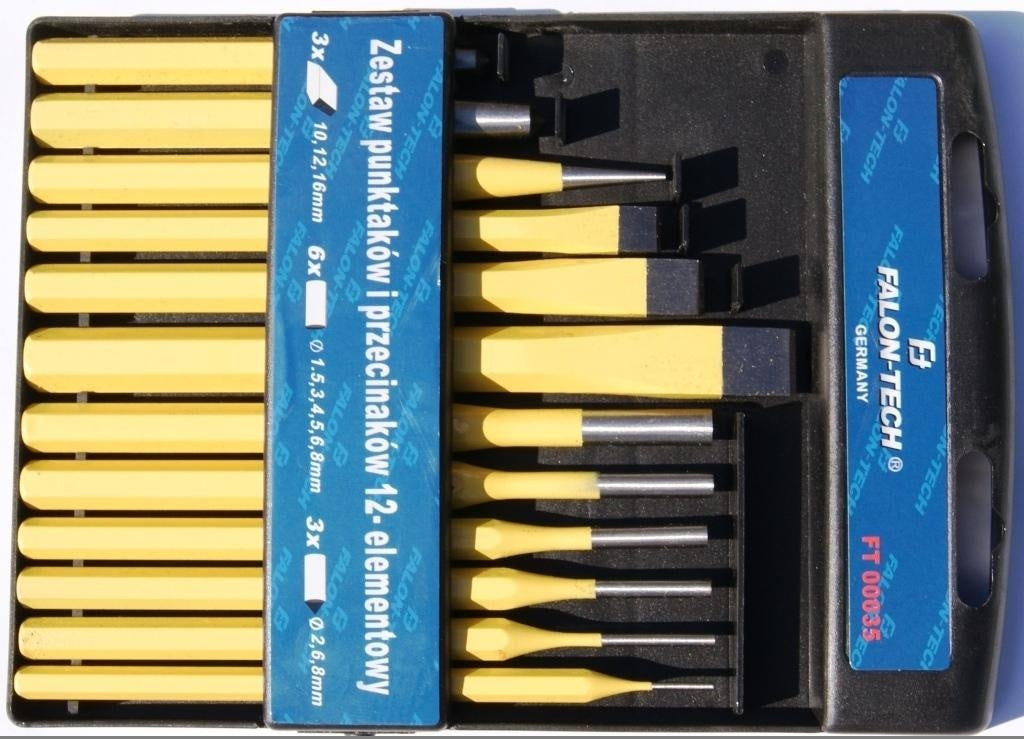 CHISEL AND PUNCH SET | 12 PCS. (FT00035)
