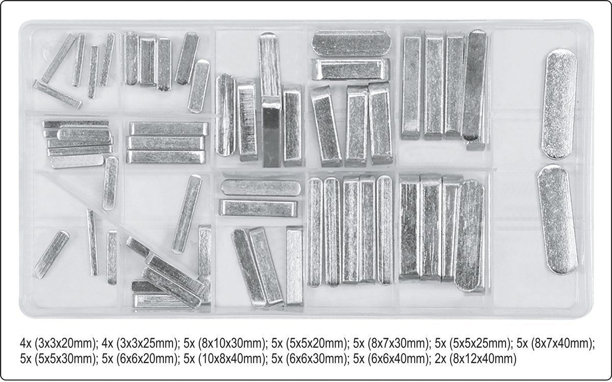 60 PC FEATHER KEY ASSORTMENT (YT-06793)