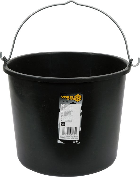 BUILDING BUCKET BLACK | 13L (06383)