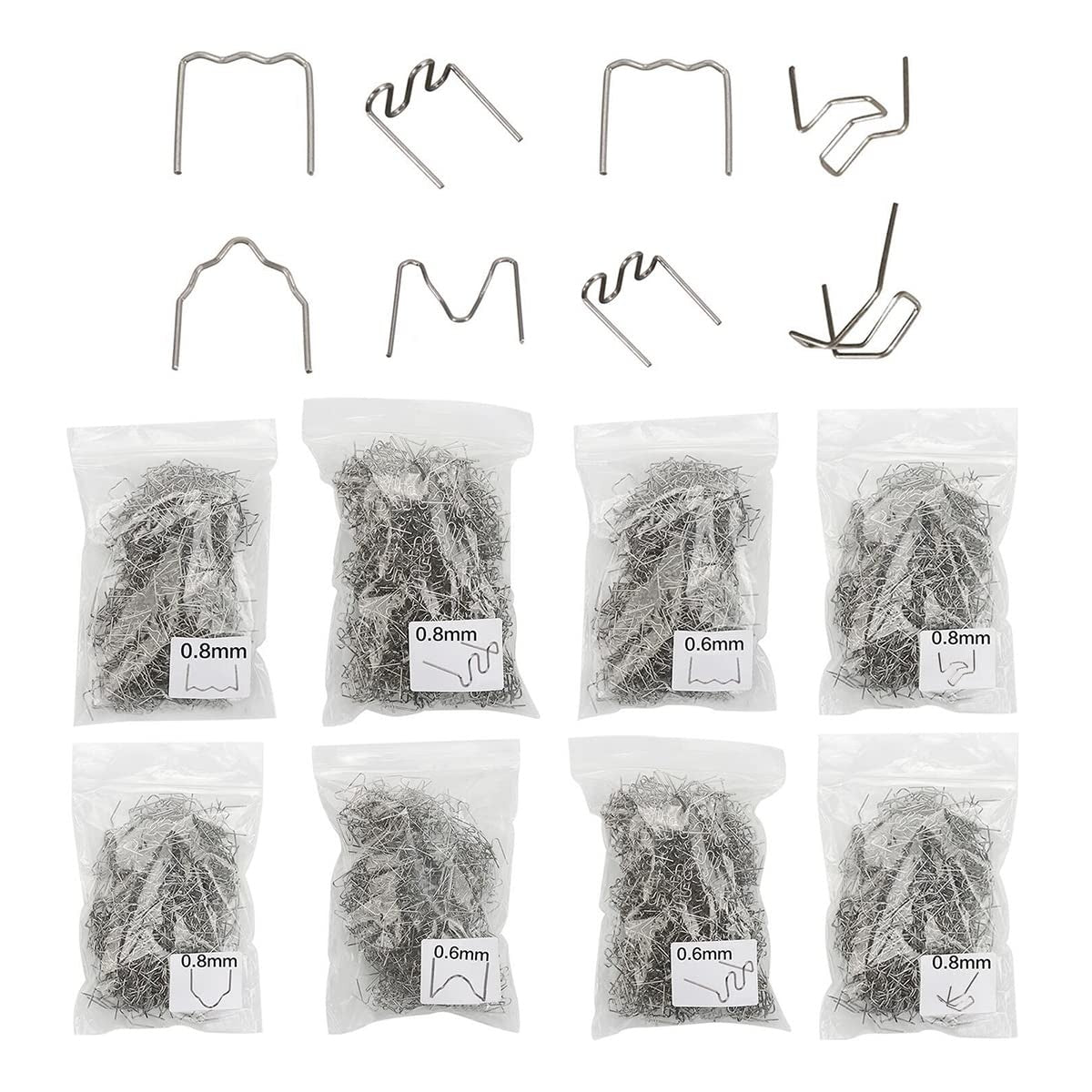 STAPLE SET | FOR PLASTIC REPAIR | (8X100 PCS.) 800 PCS. (S800S)