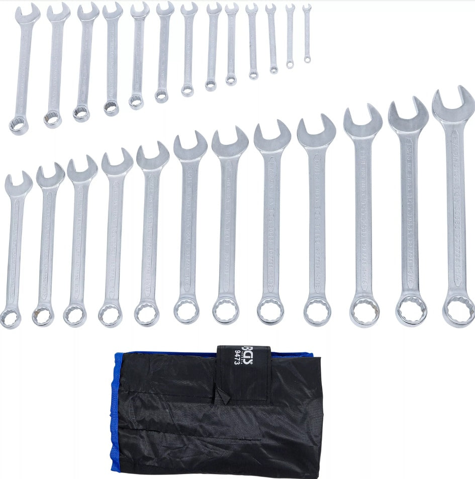 COMBINATION SPANNER SET | INCH SIZES | 1/4" - 1.1/4" | 25 PCS. (9473)