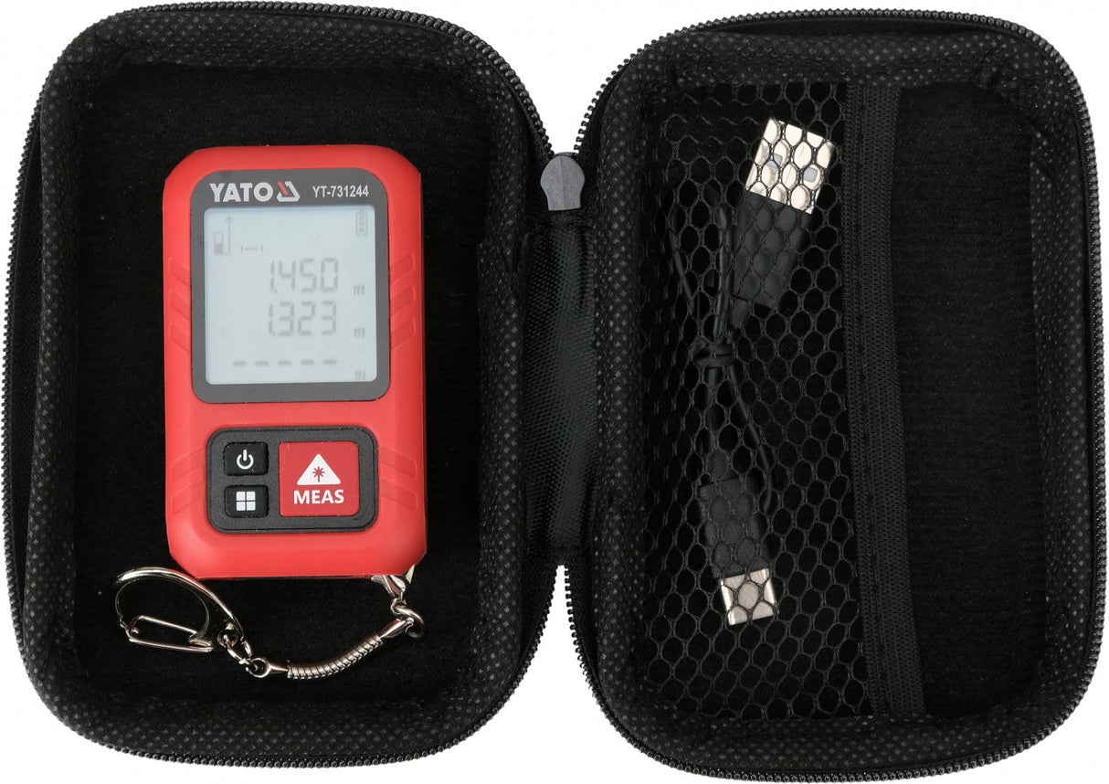 LASER DISTANCE MEASURER - KEYCHAIN | 0.05 - 30 M (YT-731244)