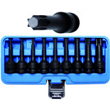 IMPACT BIT SOCKET SET | 12.5 MM (1/2") DRIVE | T-STAR (FOR TORX) T20 - T70 | 9 PCS. (5480)
