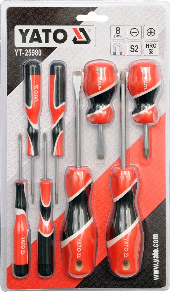 SCREWDRIVER SET 8PCS (YT-25980)