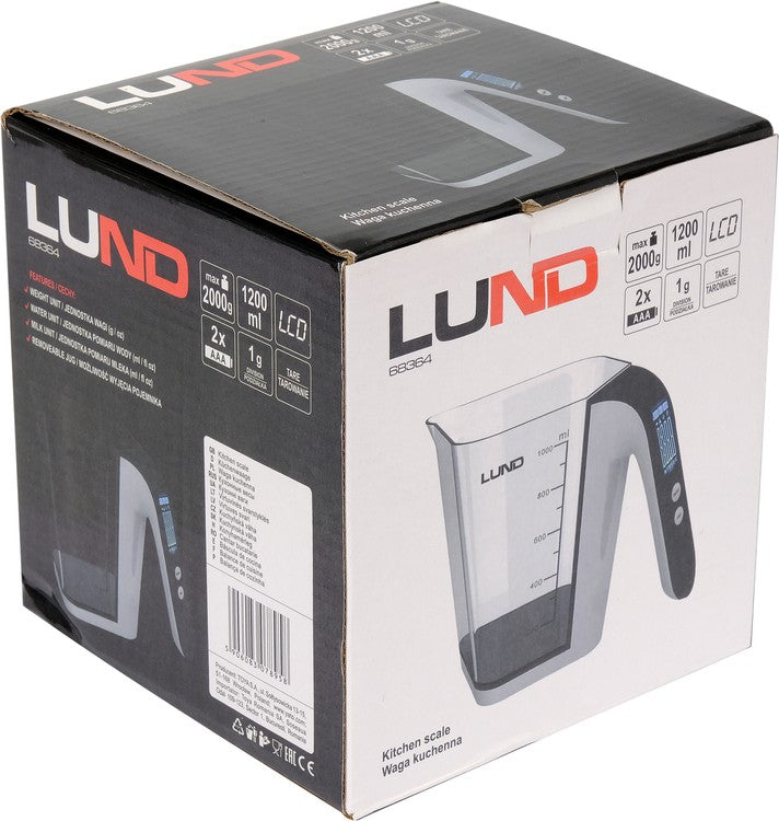 KITCHEN SCALE WITH JUG 1200ML (68364)