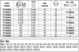 CHAIN FOR CHAINSAW 16" 3/8" 0.063" 60 TEETH (YT-84955)