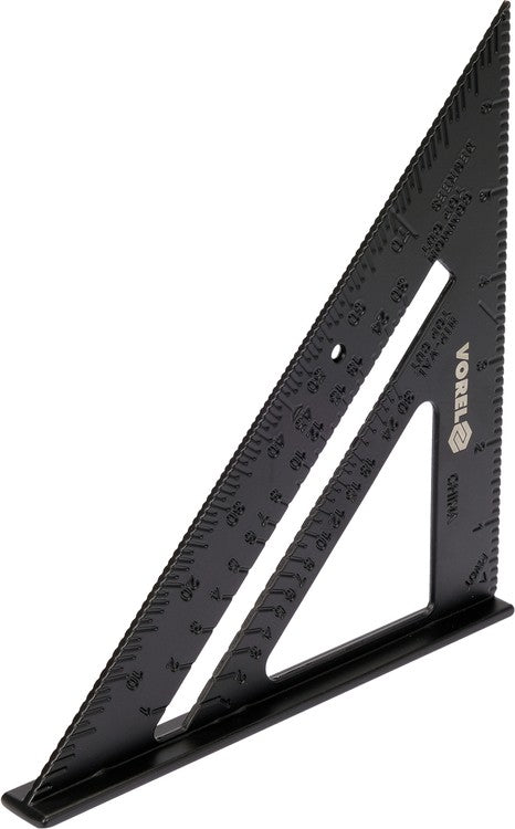 ALUMINIUM TRIANGLE RULER  WITH A FOOT (18377)