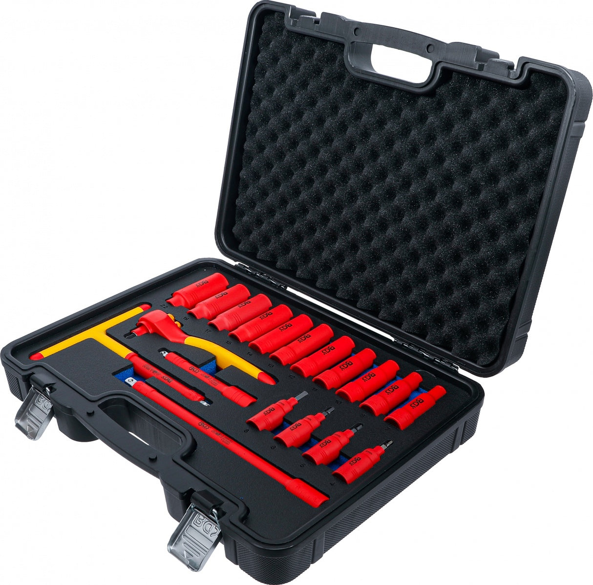 VDE SOCKET AND BIT SOCKET SET | 10 MM (3/8") DRIVE | 19 PCS. (7137)