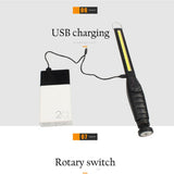 COB-LED WORK LAMP | ULTRA SLIM TYPE | MULTI-POSITION | USB + 220V POWER ADAPTER (CSW580)
