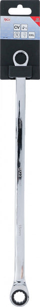 RATCHET RING WRENCH AND RING SPANNER | EXTRA LONG | 15 MM (7245)