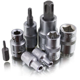 BIT AND SOCKET SET | E-STAR E4-E20 / T8-T55 | 6.3 MM (1/4") / 10 MM (3/8") / 12.5 MM (1/2") | 30 PCS. (SK-TS30)