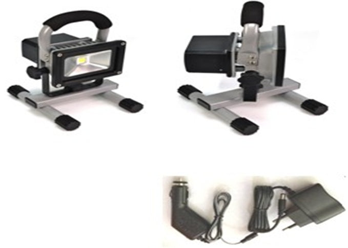 COB LED LAMP RECHARGEABLE, 10W, 900 LUMENS, ROTATABLE, WITH STAND (SK4014)