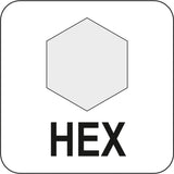 T-HANDLE HEX KEY 6MM (YT-05577)