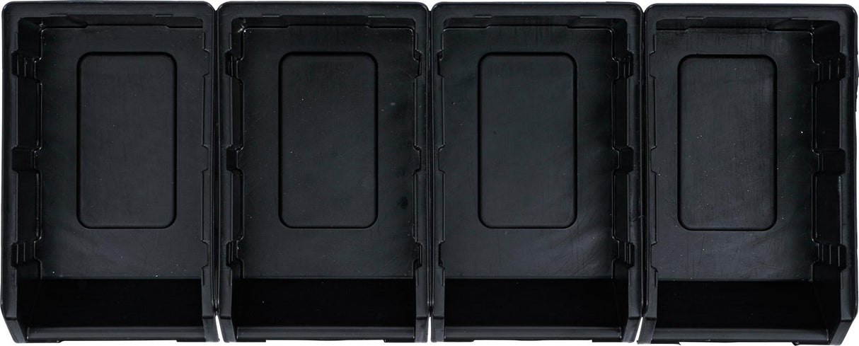 VISUAL STORAGE BOX SET | WITH SUSPENSION RAIL | FOR STORAGE SYSTEM COMBINATION | 4 PCS. (80195)