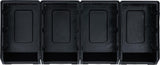 VISUAL STORAGE BOX SET | WITH SUSPENSION RAIL | FOR STORAGE SYSTEM COMBINATION | 4 PCS. (80195)