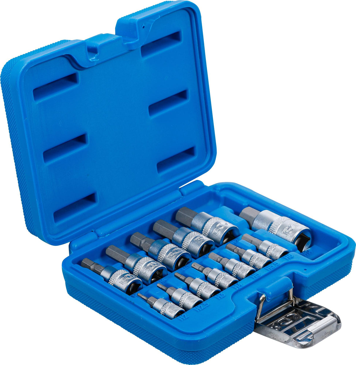 BIT SOCKET SET | 6.3 MM (1/4) / 10 MM (3/8") / 12.5 MM (1/2") DRIVE | INTERNAL HEXAGON 2 - 14 MM | 13 PCS. (74257)