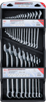 COMBINATION SPANNER SET | INCH SIZES | 1/4" - 1.1/4" | 25 PCS. (30101)