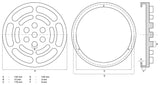 RUBBER PAD | FOR AUTO LIFTS | Ø 140 MM (7047)