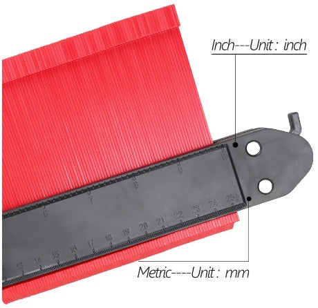 CONTOUR GAUGE / TEMPLATE / PROFILE TRACER | WITH LOCKING | 250 MM (CG10P)